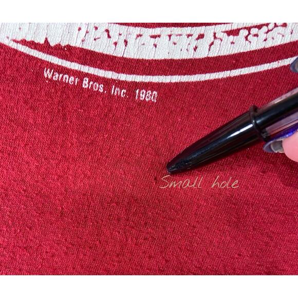 Vintage Wile E Coyote 1980 Warner Bros Single Stitch USA Germany T Shirt Medium - Picture 12 of 16